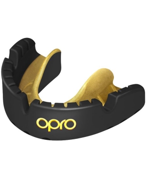 Opro Gold Competition Level (Fixed Braces) - Black/Gold